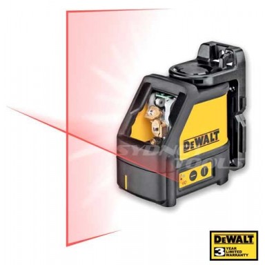 DEWALT DW088K 2 WAY SELF-LEVELLING ULTRA BRIGHT CROSS LINE LASER